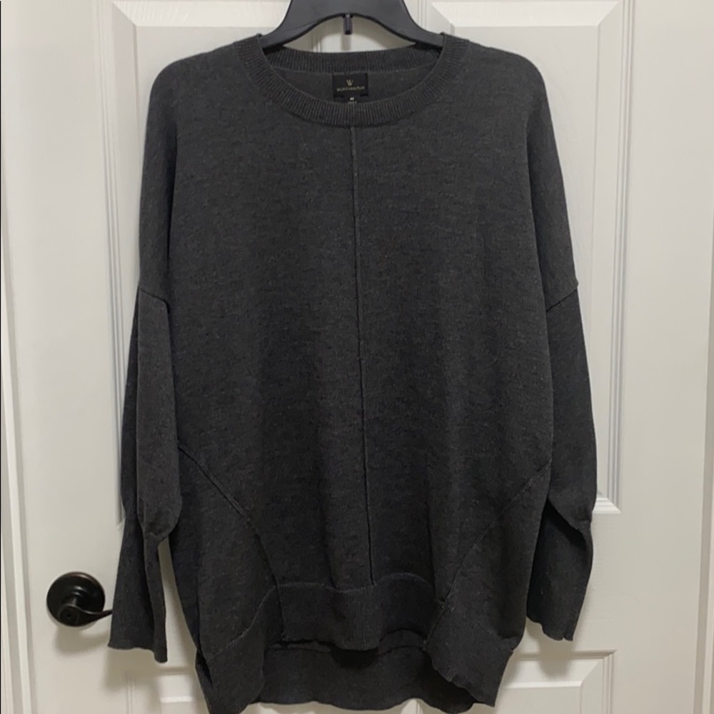 NWT men’s pullover sweater size Medium charcoal